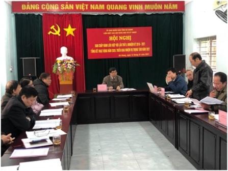 Hội nghị Ban chấp hành Liên hiệp các Hội Khoa học và Kỹ thuậtHà Giang lần thứ 9, nhiệm kỳ 2016-2021