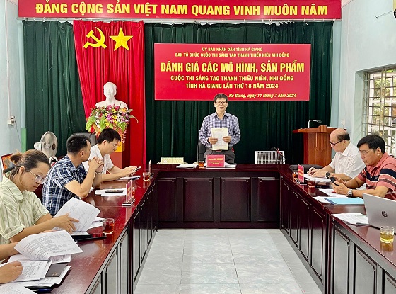 kết quả  đánh giá các mô hình, sản phẩm Cuộc thi Sáng tạo TTN-NĐ năm 2024.