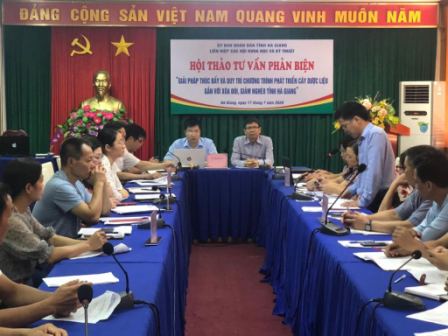 Liên hiệp Hội Hà Giang Hội thảo tư vấn, phản biện giải pháp thúc đẩy và duy trì Chương trình cây dược liệu gắn với xóa đói giảm nghèo của tỉnh