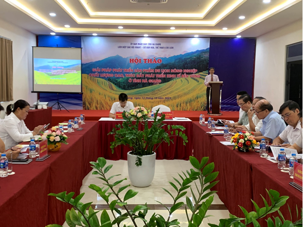 Hà Giang: Hội thảo phát triển sản phẩm du lịch Nông nghiệp chất lượng cao, thúc đẩy phát triển kinh tế bền vững