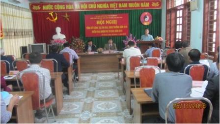 Hội nghị tổng kết Khối giao ước thi đua các tổ chức Hội của tỉnh năm 2018 và triển khai nhiệm vụ thi đua năm 2019