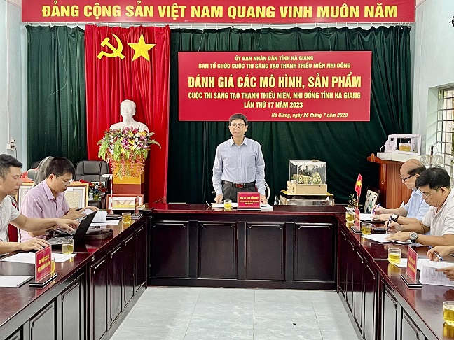 kết quả  đánh giá các mô hình, sản phẩm Cuộc thi Sáng tạo TTN-NĐ năm 2023.