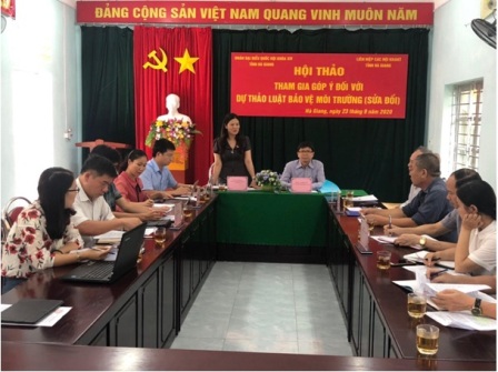 Hà Giang: Hội thảo tư vấn phản biện, góp ý đối với dự thảo Luật Bảo vệ môi trường (sửa đổi)