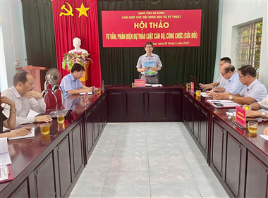 Hà Giang: Góp ý dự thảo Luật Cán bộ, công chức (sửa đổi)
