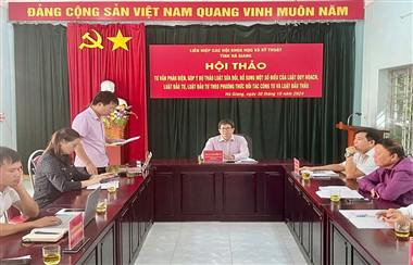 Hà Giang: Góp ý dự thảo Luật sửa đổi, bổ sung của 4 luật