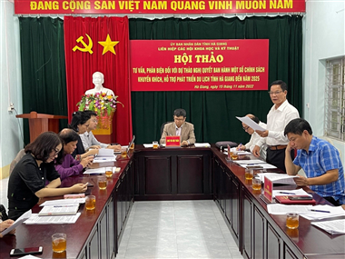 Hà Giang: Liên hiệp Hội phản biện chính sách phát triển du lịch của tỉnh