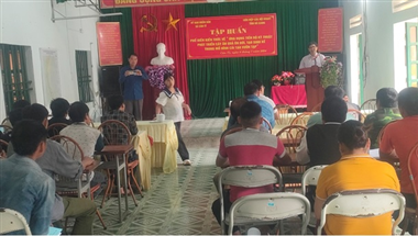 Tập huấn ứng dụng tiến bộ kỹ thuật phát triển cây ăn quả ôn đới, tạo sinh kế cho người dân tại xã Lùng Tám, Cán Tỷ, huyện Quản Bạ