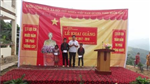Tham dự Lễ khai giảng năm học mới tại xã Sủng Cháng